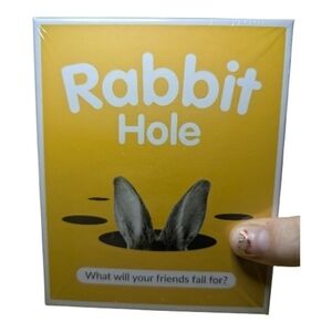 Rabbit Hole Game Cards Yellow What Will Your Friends Fall For?